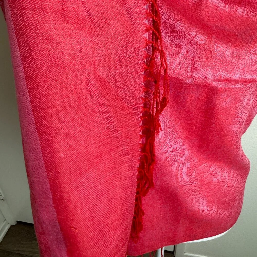 NWOT Pashmina Pink Scarf